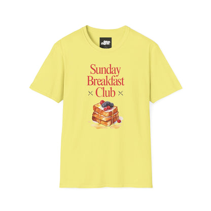 Sunday Breakfast Club T-shirt Unisex Softstyle