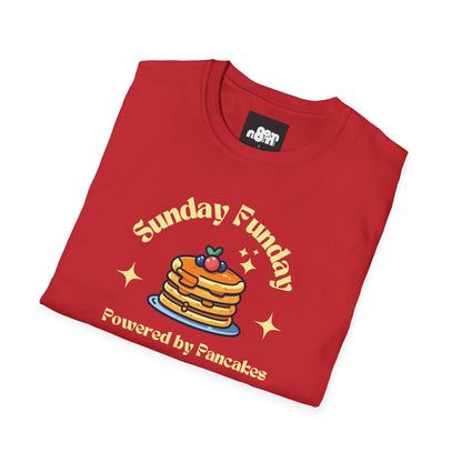 Sunday Funday Pancake T-Shirt for Food Lovers