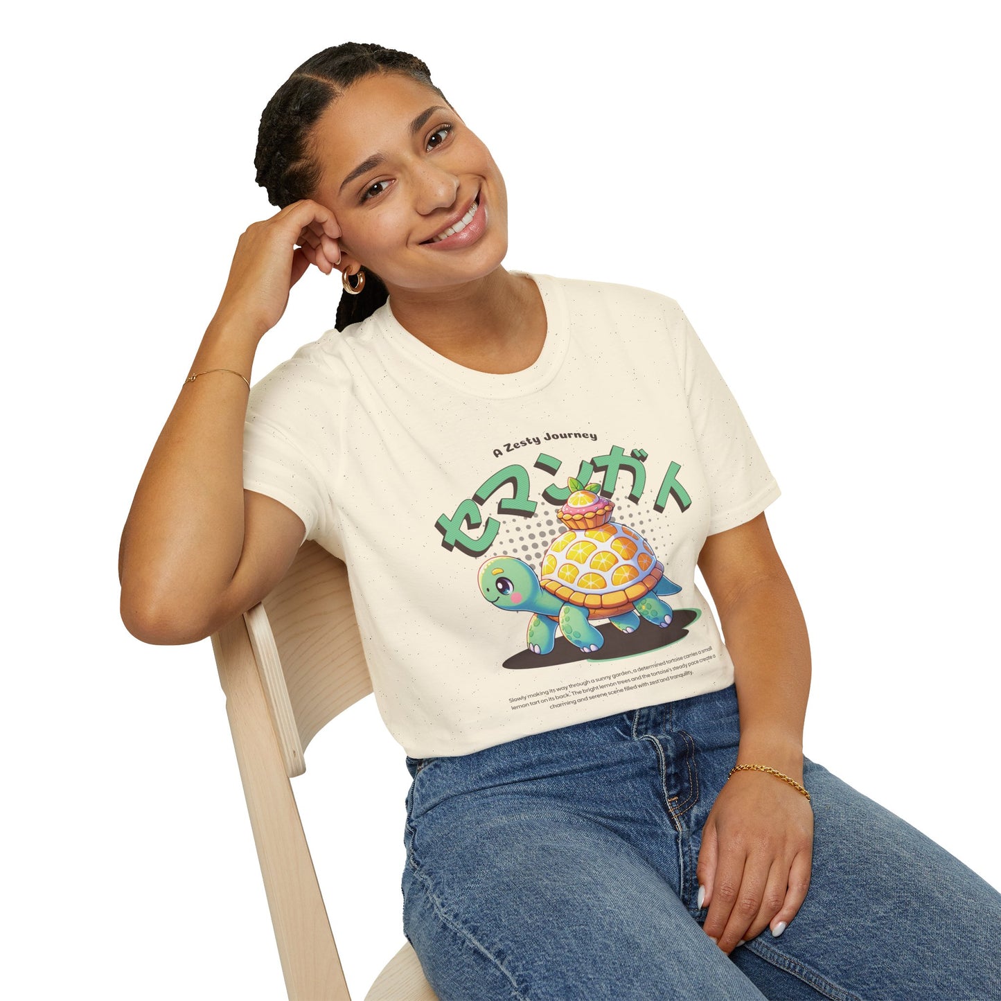 Fun Turtle Graphic T-Shirt A Zesty Journey for Nature Lovers
