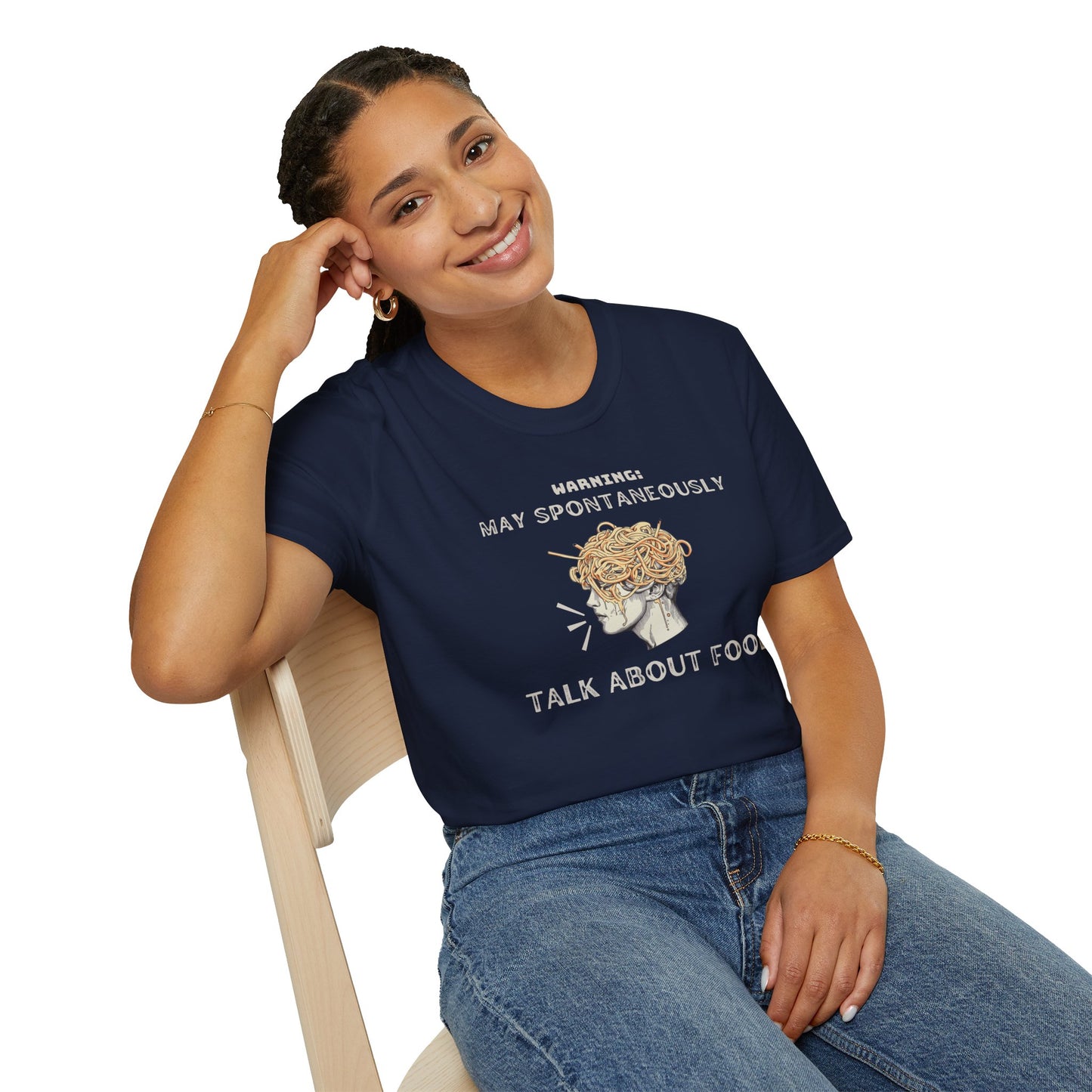 May Spontaneously Talk About Food T-shirt
