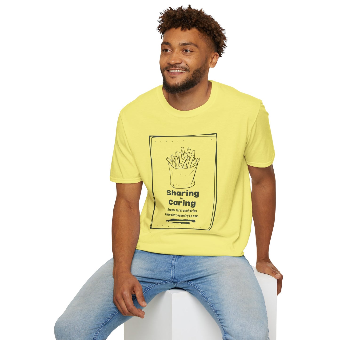 Sharing is Caring French Fry Lover T-shirt