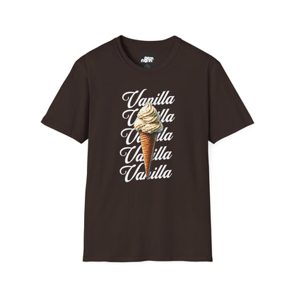 Vanilla Ice Cream Softstyle T-Shirt Unisex Fun Summer Tee