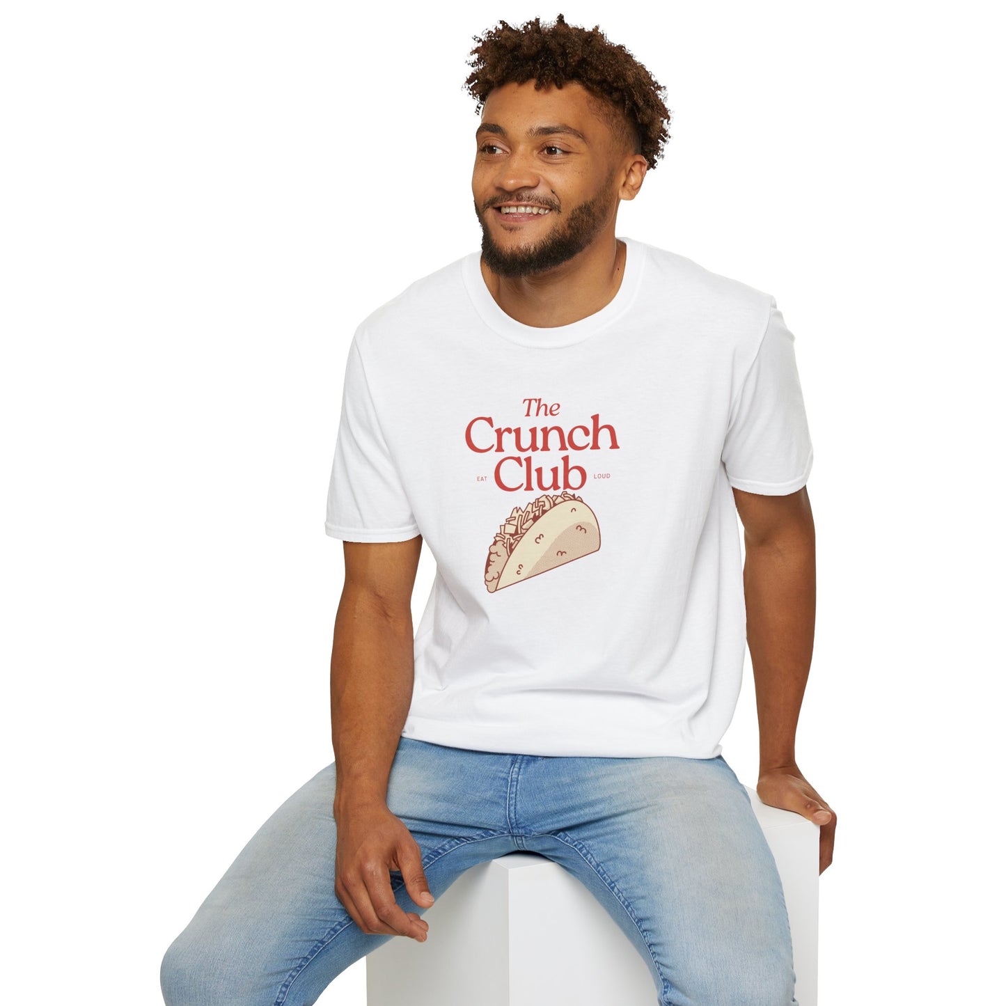 Taco Crunch Club Red Unisex T-Shirt