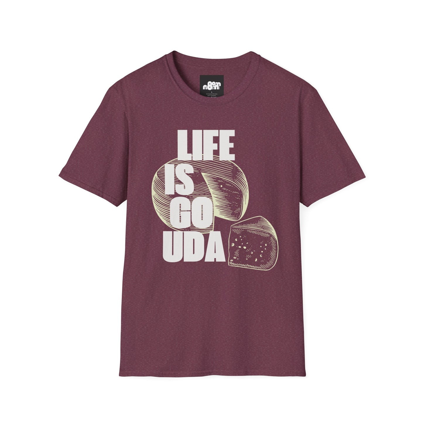 Life Is Gouda T-Shirt Fun Cheese Lover Tee
