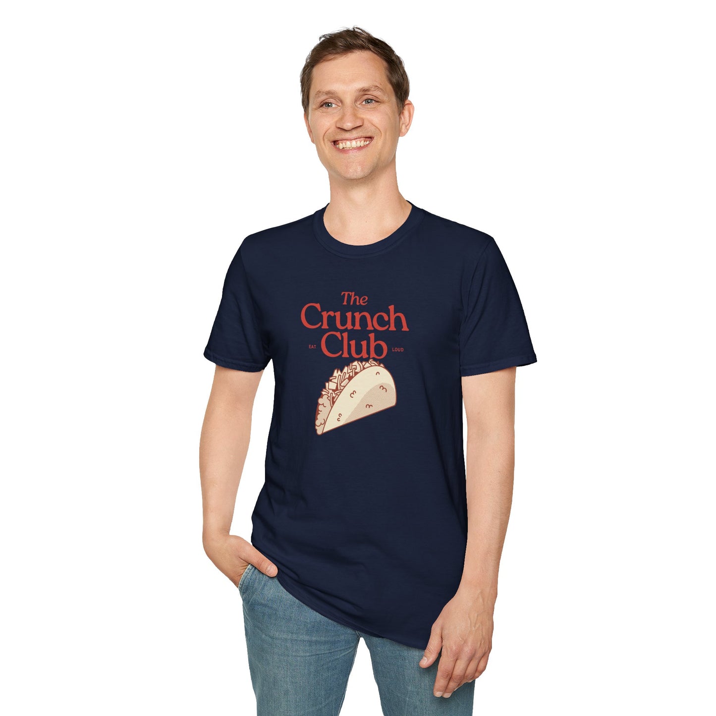 Taco Crunch Club Red Unisex T-Shirt