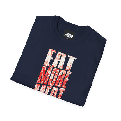 Eat More Meat T-Shirt Casual Foodie Tee for BBQ Lovers