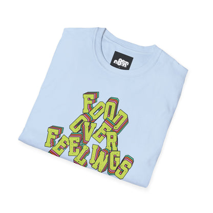 Food Over Feelings T-Shirt Fun & Casual Top for Food Lovers