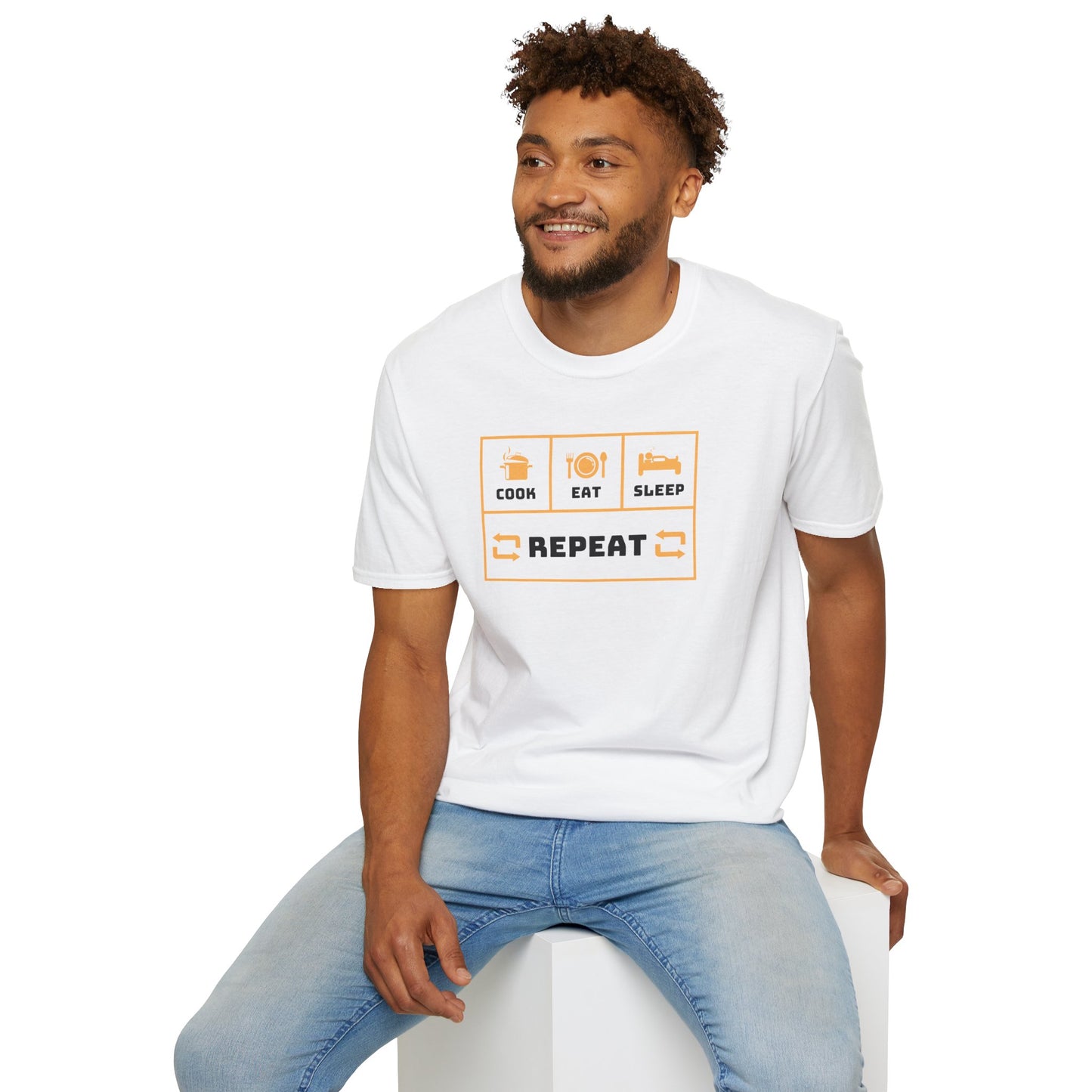 Cook, Eat, Sleep, Repeat T-Shirt