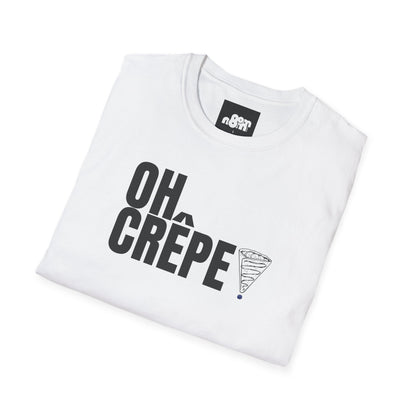 Funny Oh Crepe Unisex T-Shirt Food Theme