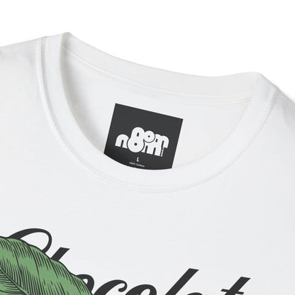 Chocolate Bean T-Shirt with Chocolate Text Design