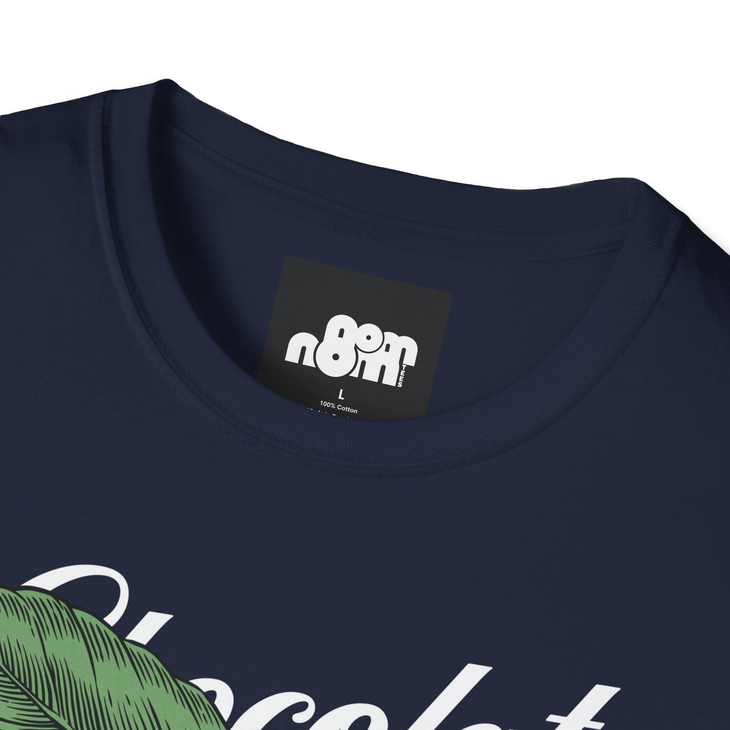 Chocolate Bean T-Shirt with Chocolate Text Design