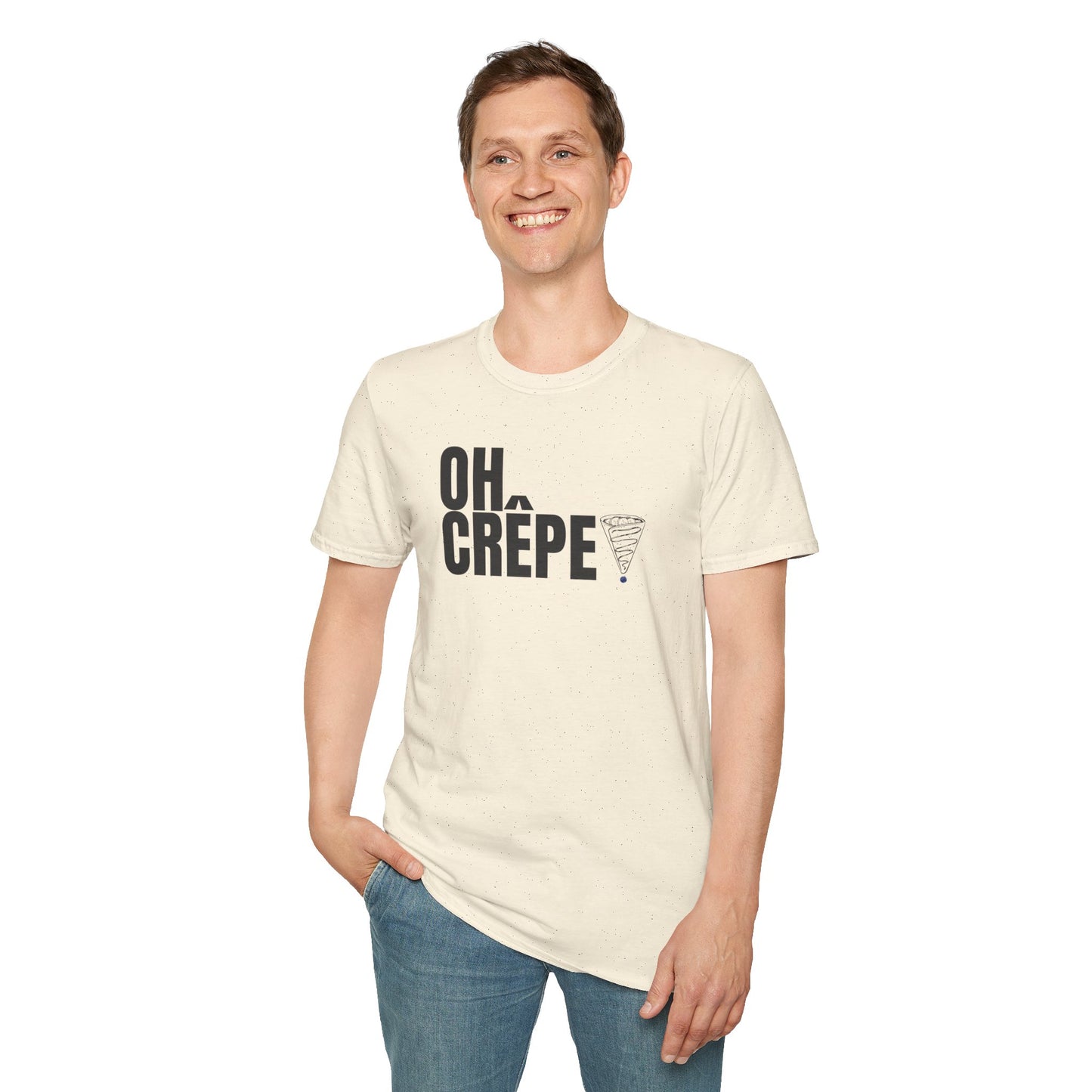 Funny Oh Crepe Unisex T-Shirt Food Theme