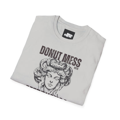 Funny Donut Mess with Medoughsa Softstyle T-shirt